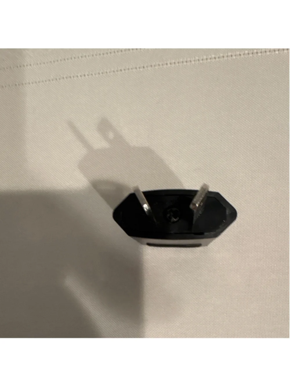Black Plug Adapter US to Australia/New Zealand Travel Plug, 1 Outlet